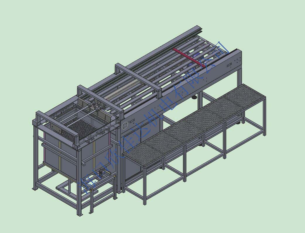 Automatic sterilization cage unloading machine